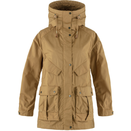 Fjällräven Jacket No. 68 W Women’s Hunting jackets Brown, Yellow Main Front 65684